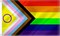 New Intersex Progress Pride Flag 3x5 ft- LGBTQ Rainbow Inclusive Intersexual Bisexual Flags Banner Fade Resistant for Indoor Outdoor
